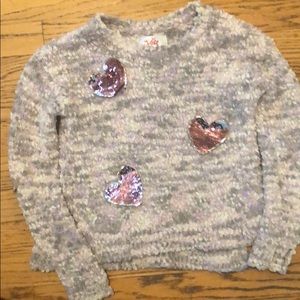 Justice flip sequin sweater